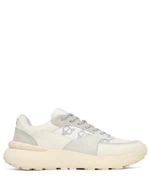 Sneakers Naked Wolfe Dart Scamosciate Uomo Bianche Grigie | OES1428JX