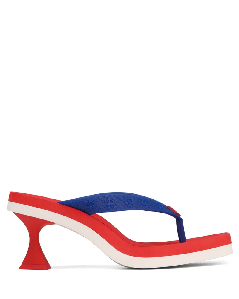 Sandali con Tacco Naked Wolfe Foxy Donna Rosse Blu | GGN199BI