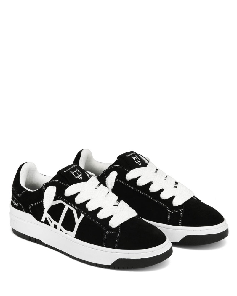 Sneakers Naked Wolfe Chrome Scamosciate Uomo Nere | TIG594IZ