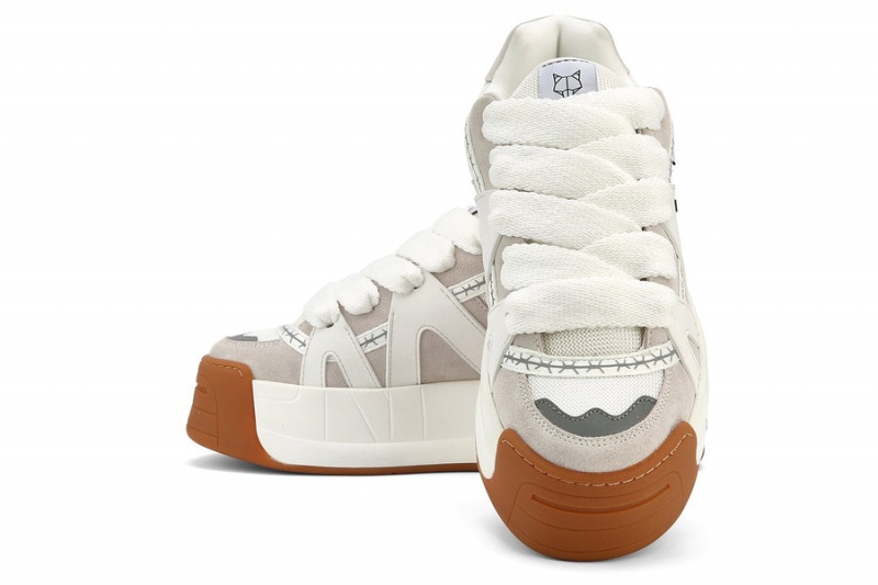 Sneakers Naked Wolfe Ciabatte Uomo Bianche | IUZ7797ZO