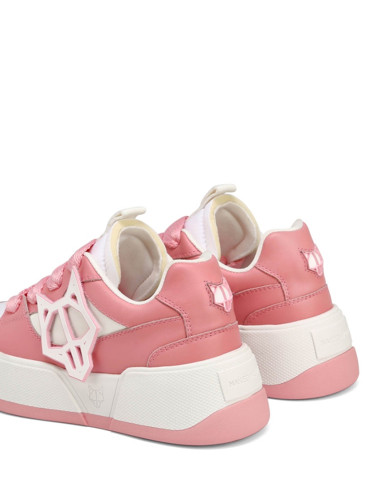 Sneakers Naked Wolfe City Baby Donna Rosa Bianche | CVL2494UX