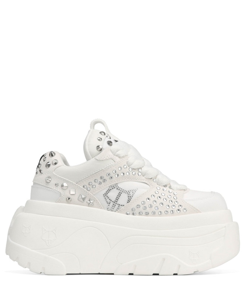 Sneakers Naked Wolfe Fantasy Diamonds Donna Bianche | DRI3588AL