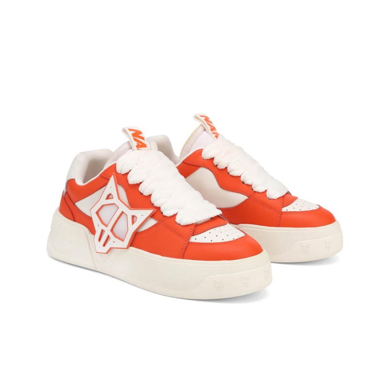 Sneakers Naked Wolfe Kosa Uomo Arancioni | KYH5243ZY