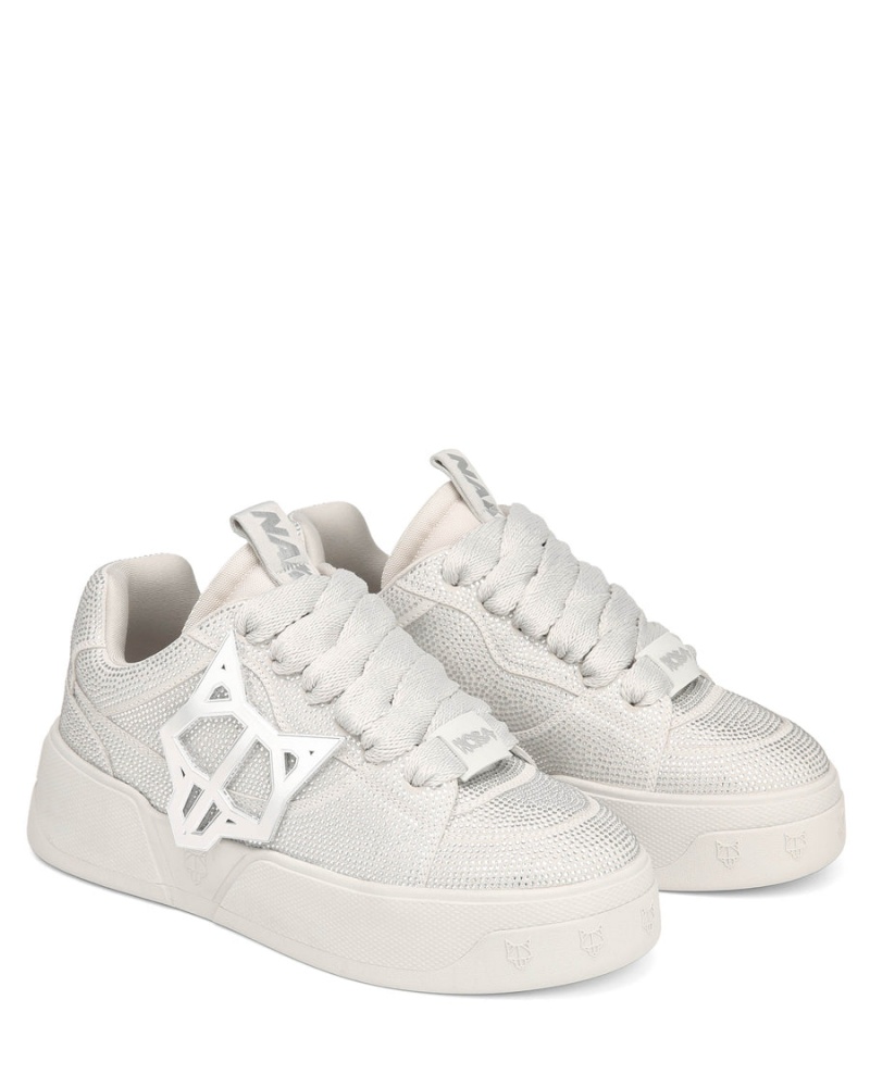 Sneakers Naked Wolfe Kosa Uomo Bianche Argento | IMQ6647JU