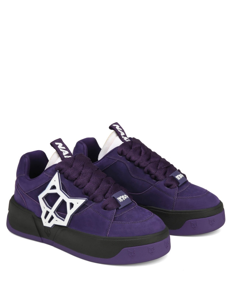 Sneakers Naked Wolfe Kosa Uomo Viola Nere | MGR5271CM