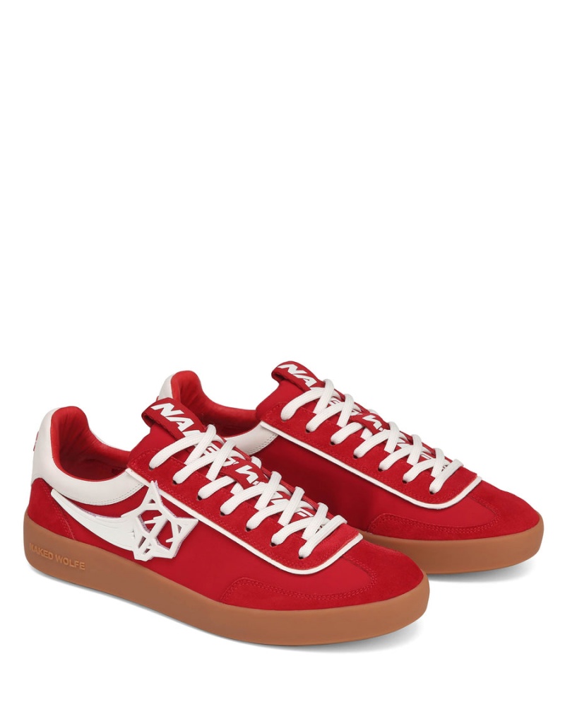 Sneakers Naked Wolfe Palm Nylon Uomo Rosse | WAG7213XV