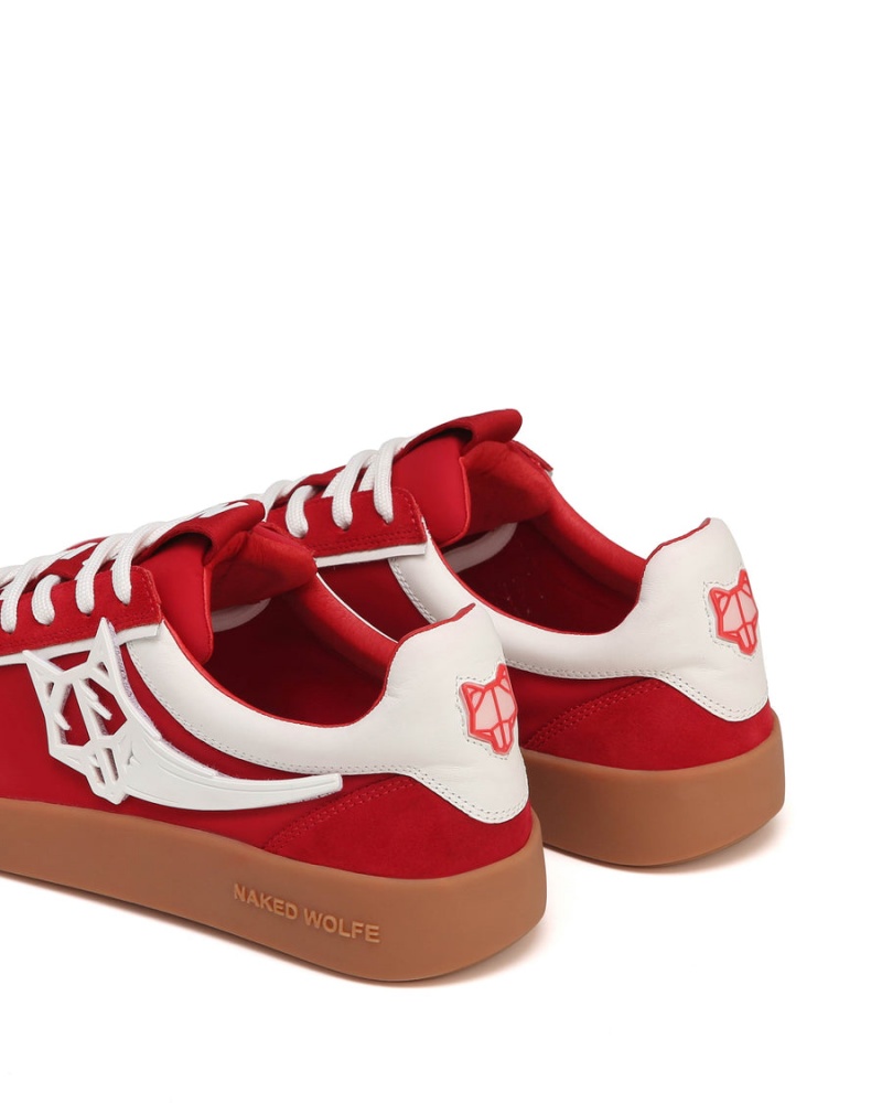 Sneakers Naked Wolfe Palm Nylon Uomo Rosse | WAG7213XV