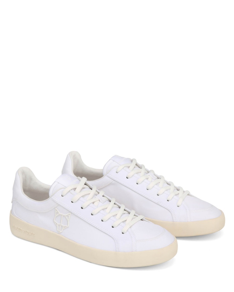 Sneakers Naked Wolfe Portofino Nylon Uomo Bianche | FIF2059TR